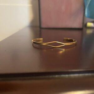 Gold Geometric Cuff